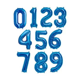 بادکنک عدد آبی (32 اینچ)