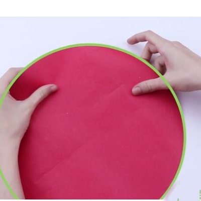 برش دایره ای کاغذ رنگی-