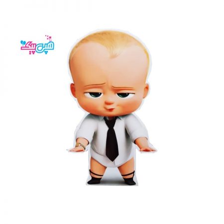 استند بچه رئیس با لباس سفید