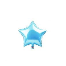 بادکنک فویلی ستاره آبی روشن کوچک