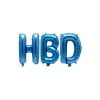 بادکنک اچ بی دی HBD آبی 16 اینچ
