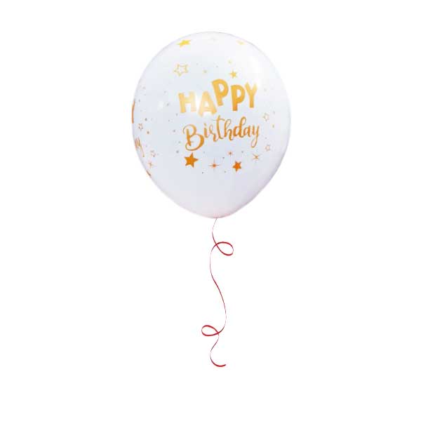 White-happy-golden-helium-balloon