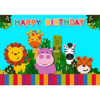 بنر حیوانات happy birthday