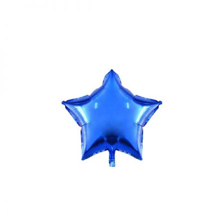 بادکنک فویلی ستاره آبی روشن کوچک