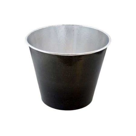 پاپ کرن سطلی متالایز مشکی